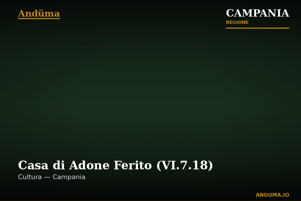 Casa di Adone Ferito (VI.7.18) — Punto di interesse , Napoli