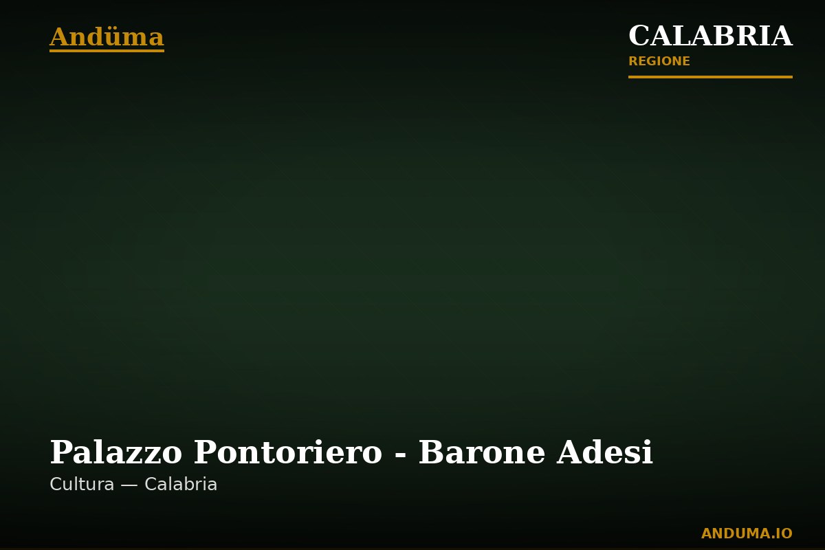 Palazzo Pontoriero - Barone Adesi — Punto di interesse a Tropea, Vibo Valentia