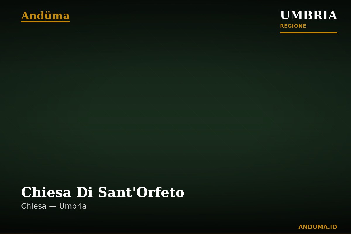 Chiesa Di Sant'Orfeto — Punto di interesse a Perugia, Perugia