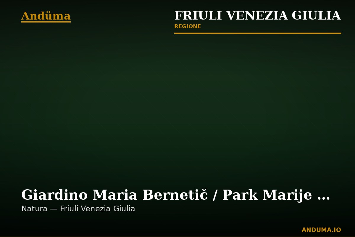 Giardino Maria Bernetič / Park Marije Bernetič — Punto di interesse a Trieste, Trieste