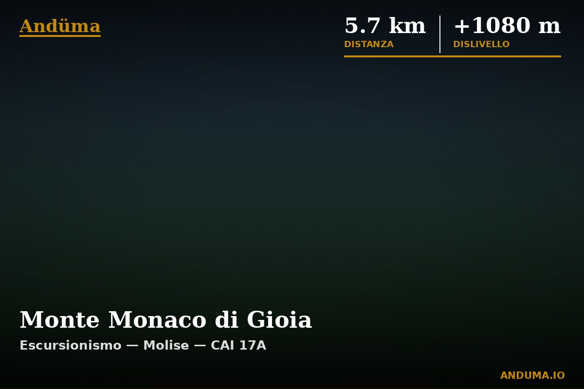 Monte Monaco di Gioia — Punto di interesse , Piedmont