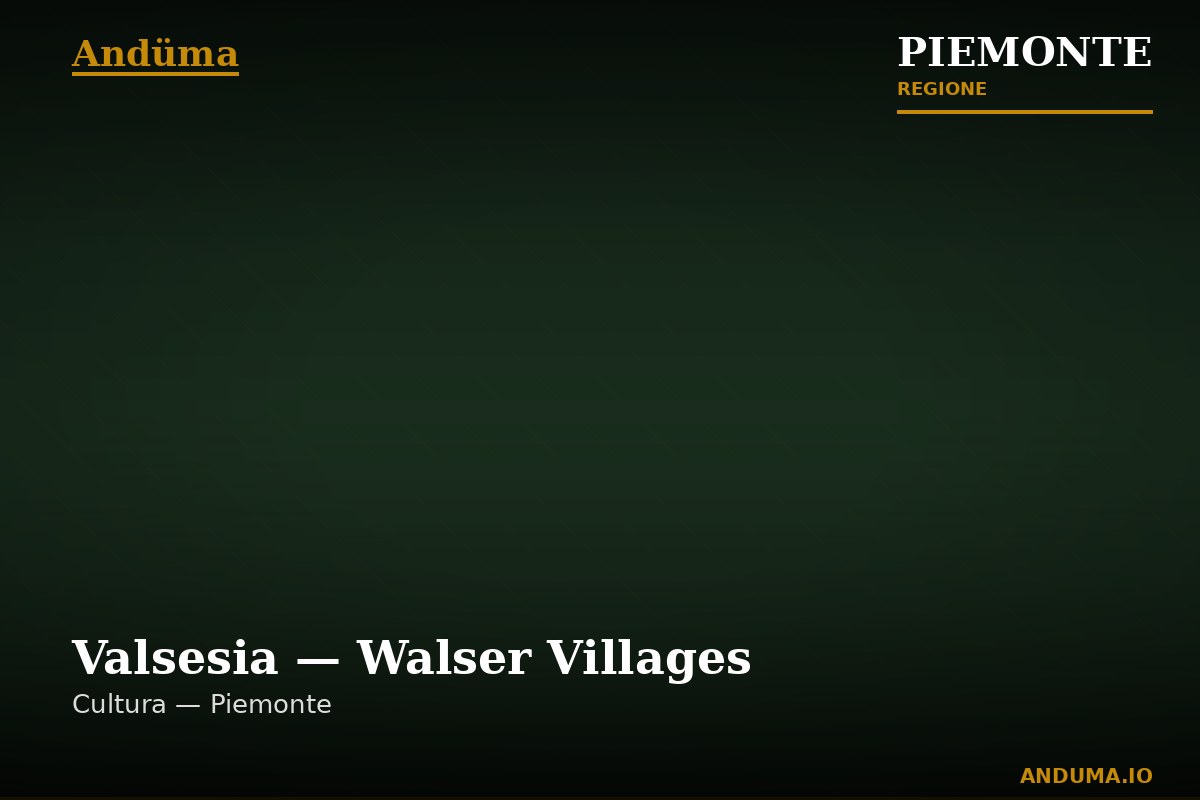 Valsesia — Walser Villages — Punto di interesse , Vercelli