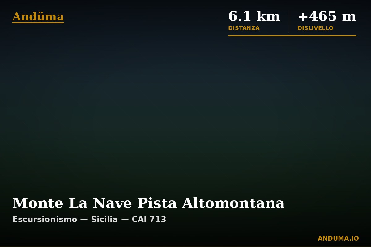 Monte La Nave Pista Altomontana — Punto di interesse , Piedmont
