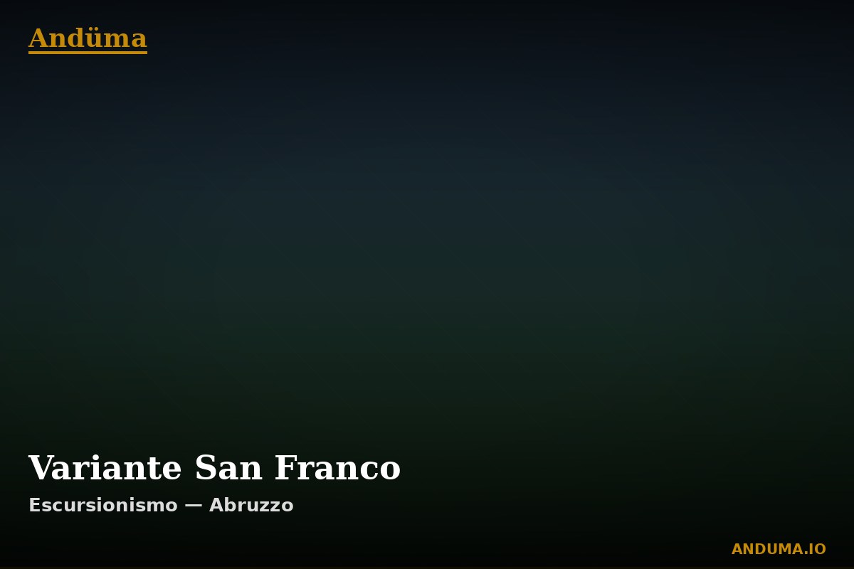 Variante San Franco — Punto di interesse , Piedmont