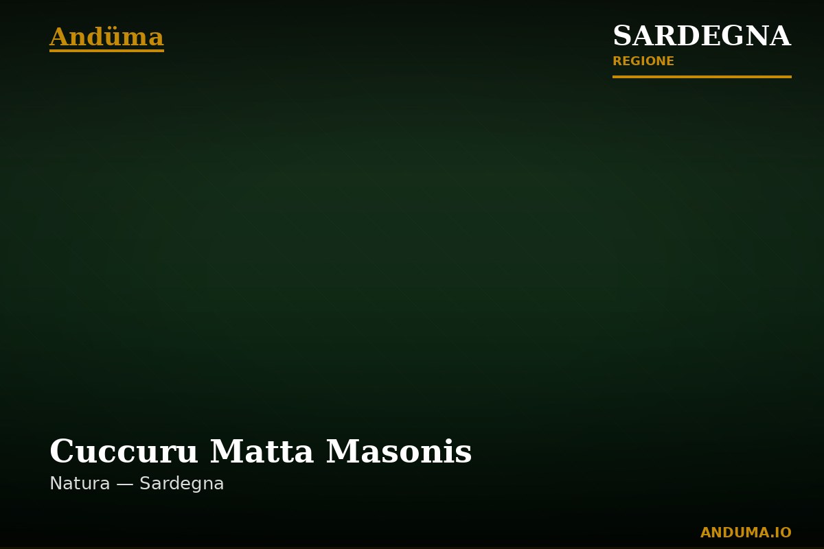 Cuccuru Matta Masonis — Punto di interesse a Cagliari, Cagliari