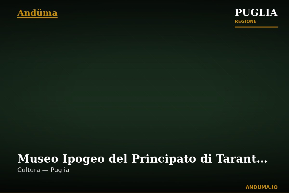 Museo Ipogeo del Principato di Taranto "Maria D'Enghien" — Punto di interesse a Taranto, Taranto