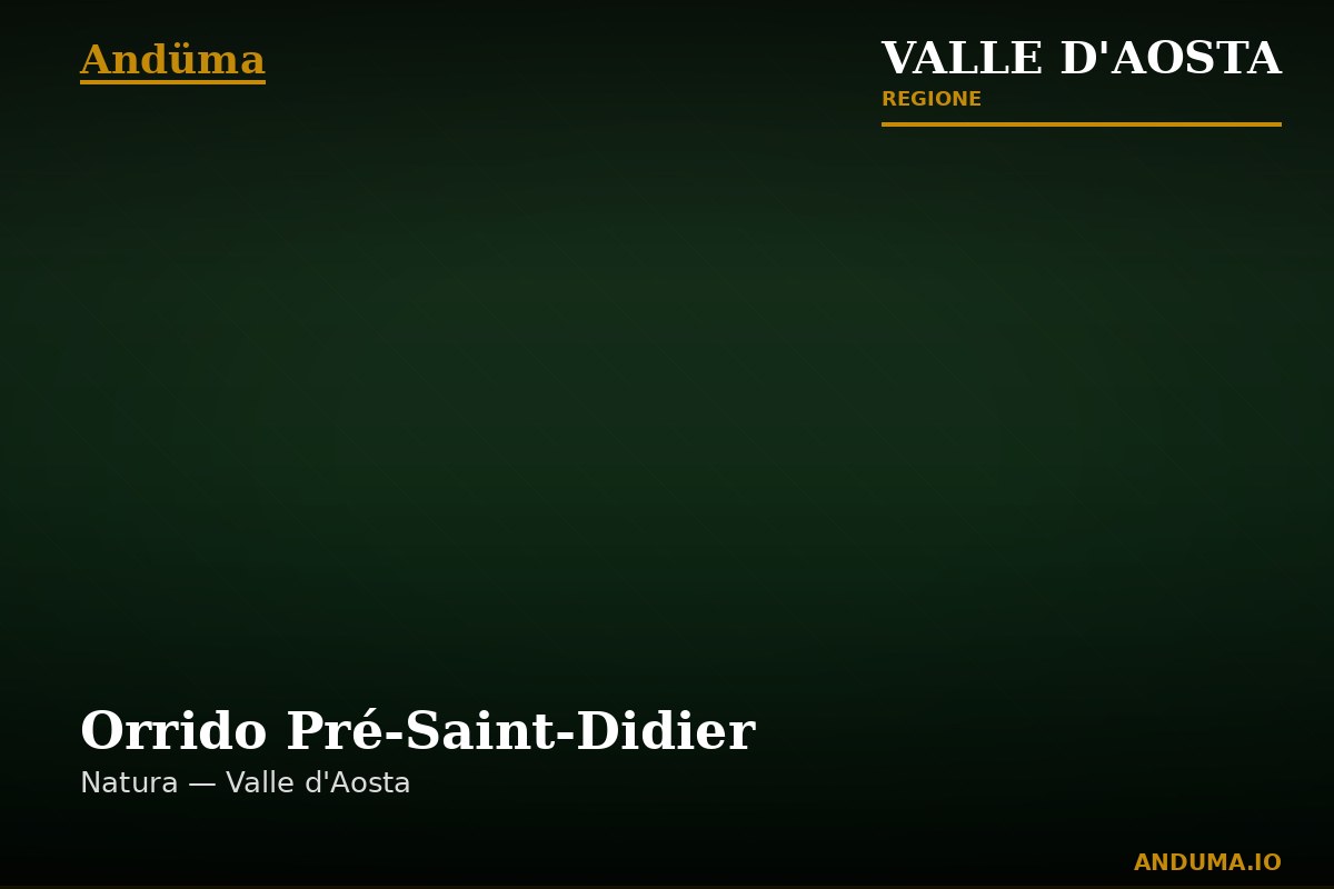 Orrido Pré-Saint-Didier — Punto di interesse a Courmayeur, Aosta