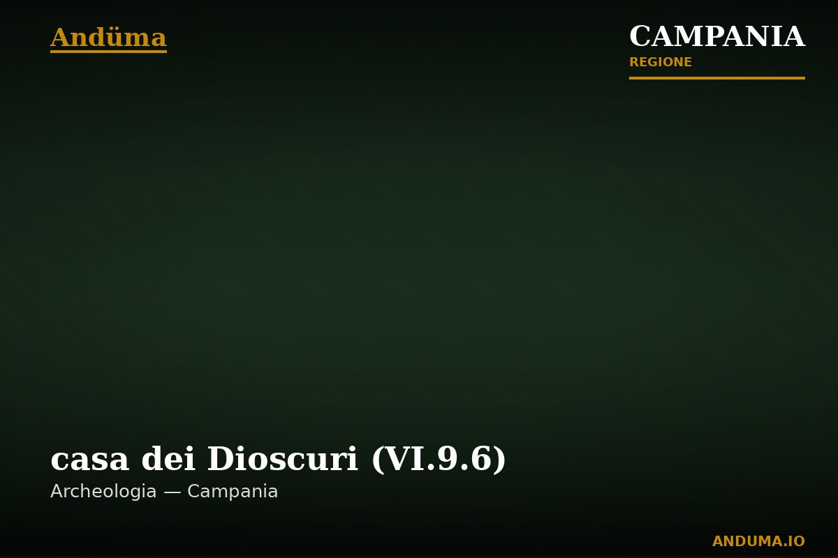 casa dei Dioscuri (VI.9.6) — Punto di interesse , Napoli