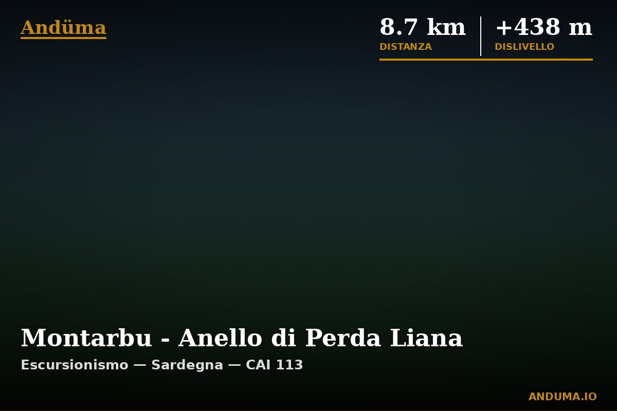 Montarbu - Anello di Perda Liana — Punto di interesse , Piedmont