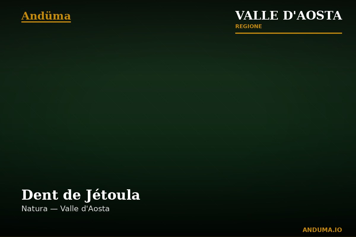 Dent de Jétoula — Punto di interesse a Courmayeur, Aosta