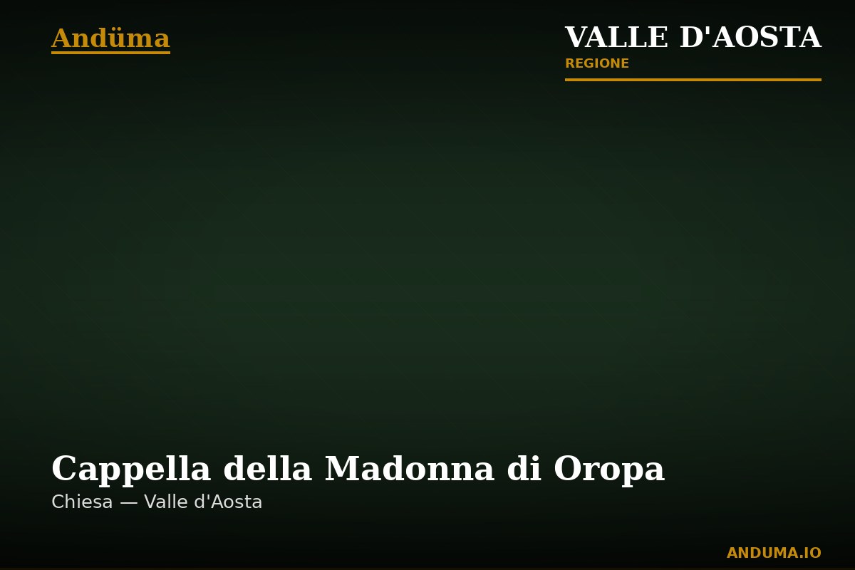 Cappella della Madonna di Oropa — Punto di interesse a Etroubles, Piedmont