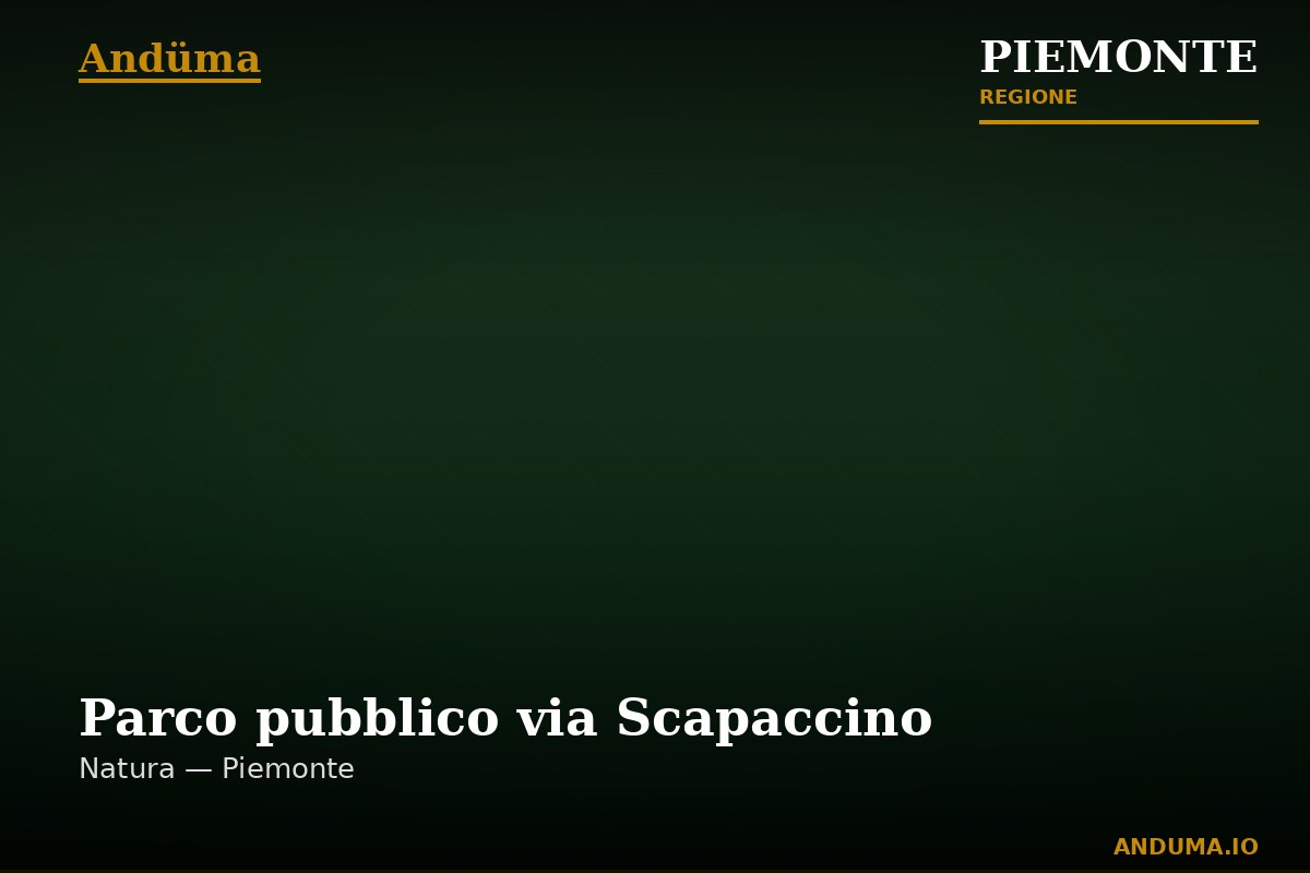 Parco pubblico via Scapaccino — Punto di interesse a Domodossola, VCO