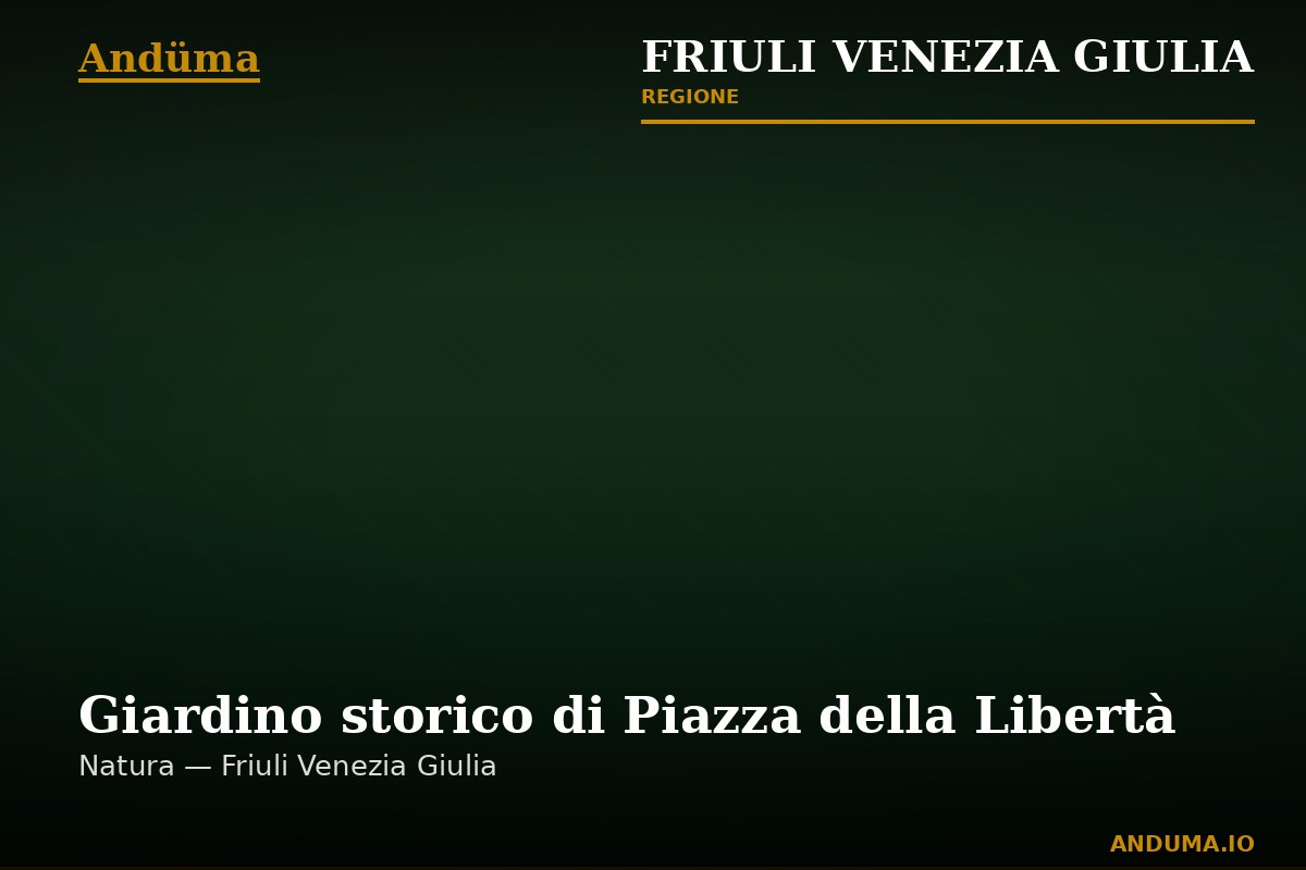 Giardino storico di Piazza della Libertà — Punto di interesse a Trieste, Trieste
