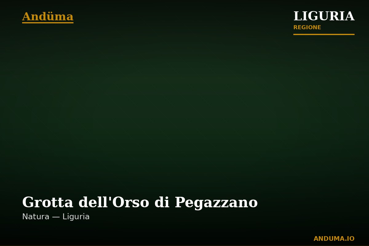 Grotta dell'Orso di Pegazzano — Punto di interesse a Cinque Terre, La Spezia