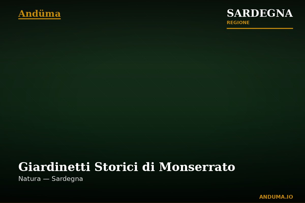 Giardinetti Storici di Monserrato — Punto di interesse a Cagliari, Cagliari
