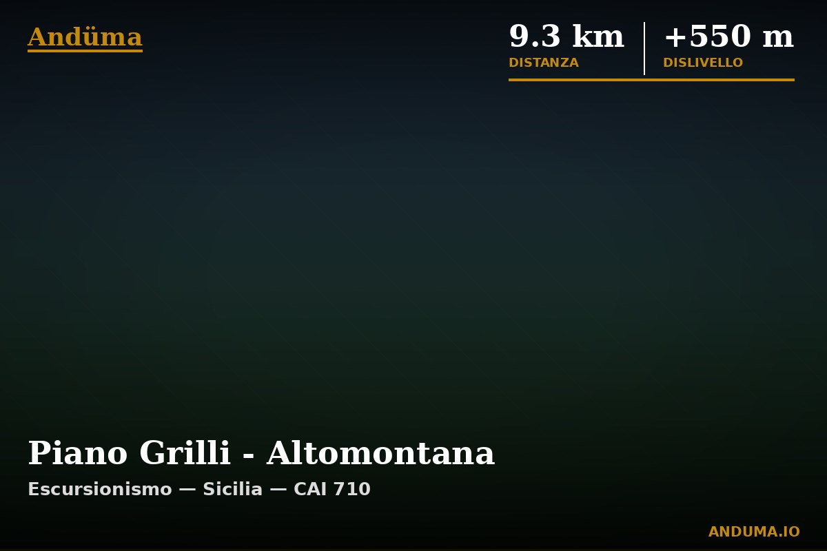 Piano Grilli - Altomontana — Punto di interesse , Piedmont