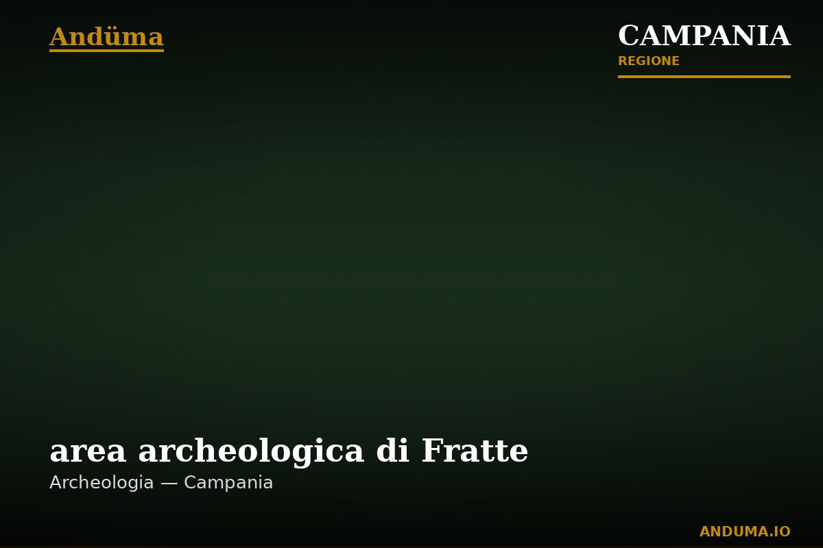 area archeologica di Fratte — Punto di interesse , Napoli