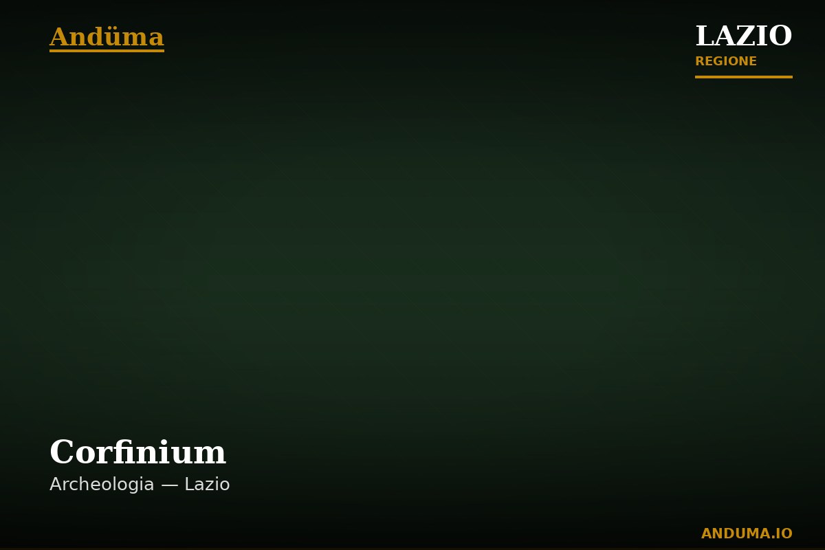 Corfinium — Punto di interesse , Roma