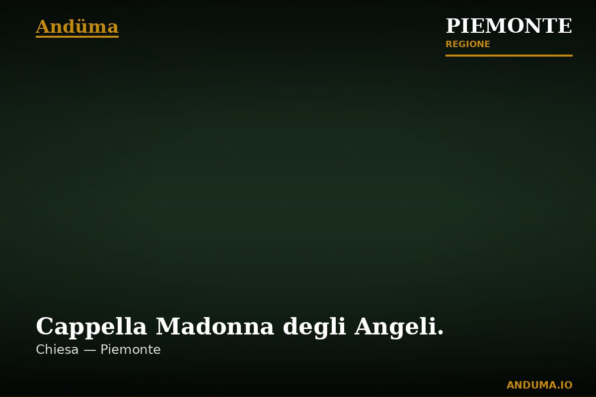 Cappella Madonna degli Angeli. — Punto di interesse a Ceres, Torino