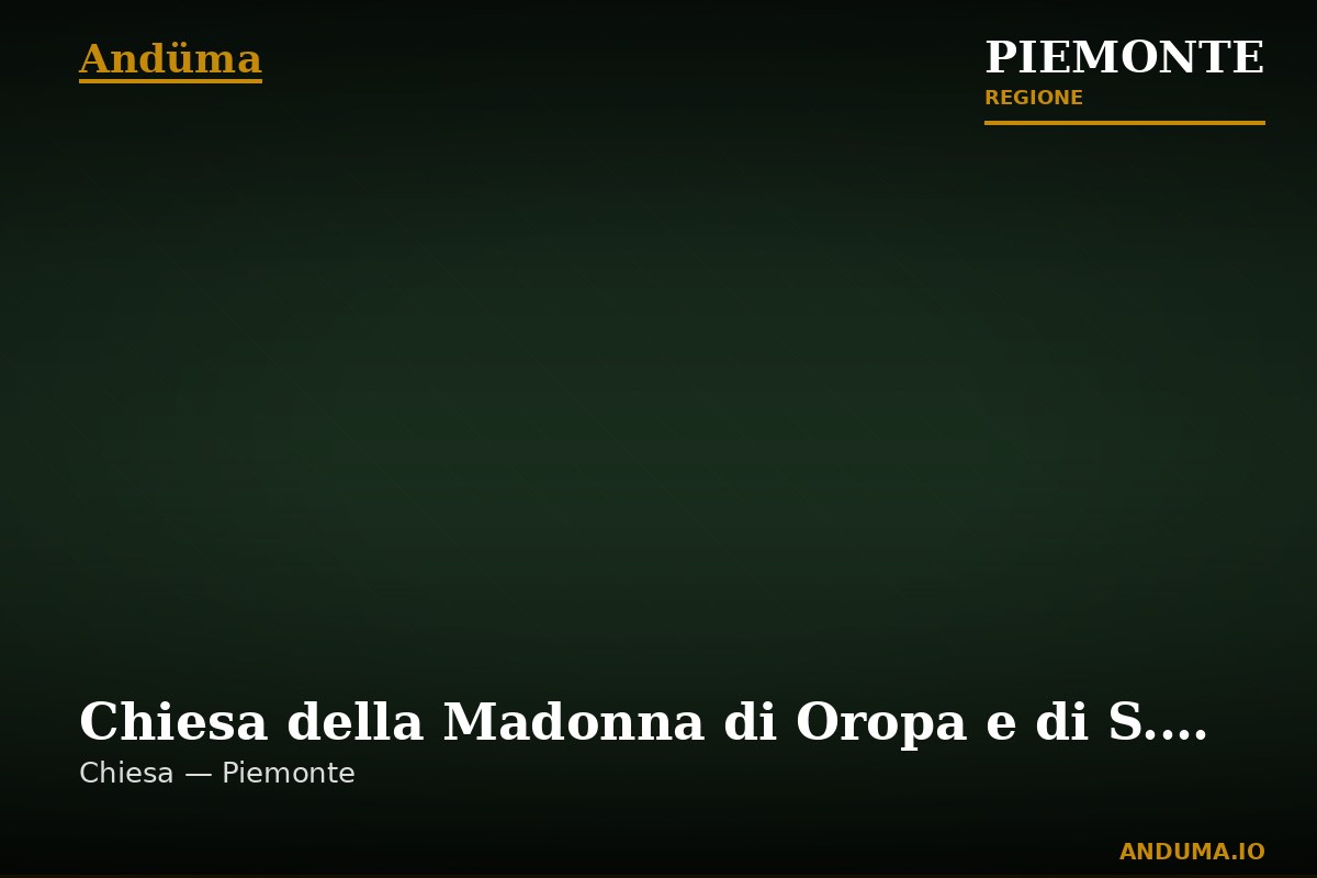Chiesa della Madonna di Oropa e di S.Francesco — Punto di interesse a Cossato, Biella