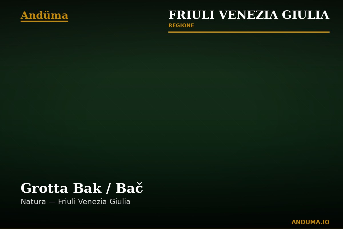 Grotta Bak / Bač — Punto di interesse a Trieste, Trieste
