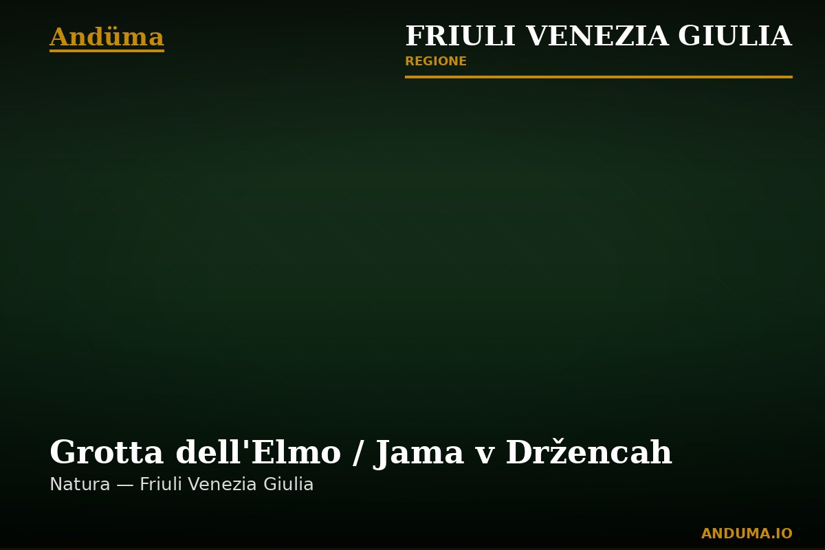Grotta dell'Elmo / Jama v Držencah — Punto di interesse a Trieste, Trieste