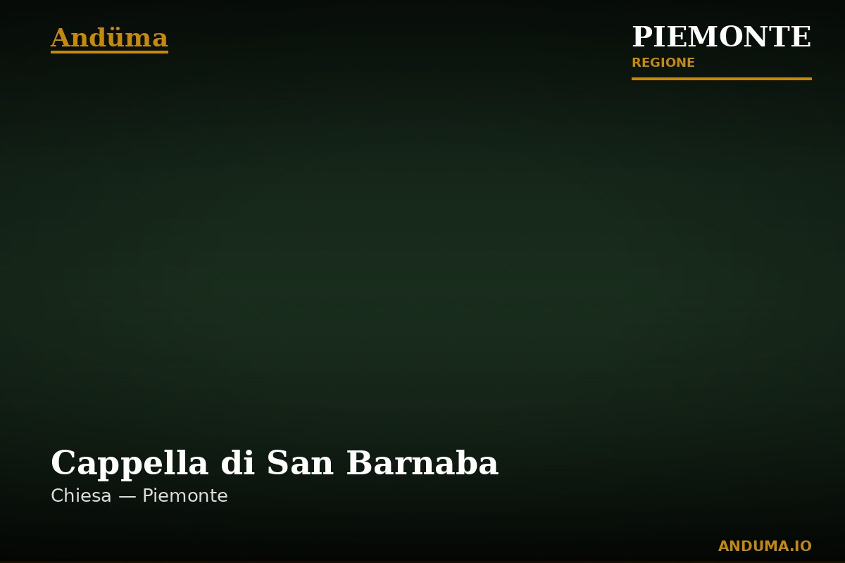 Cappella di San Barnaba — Punto di interesse a Viu, Torino
