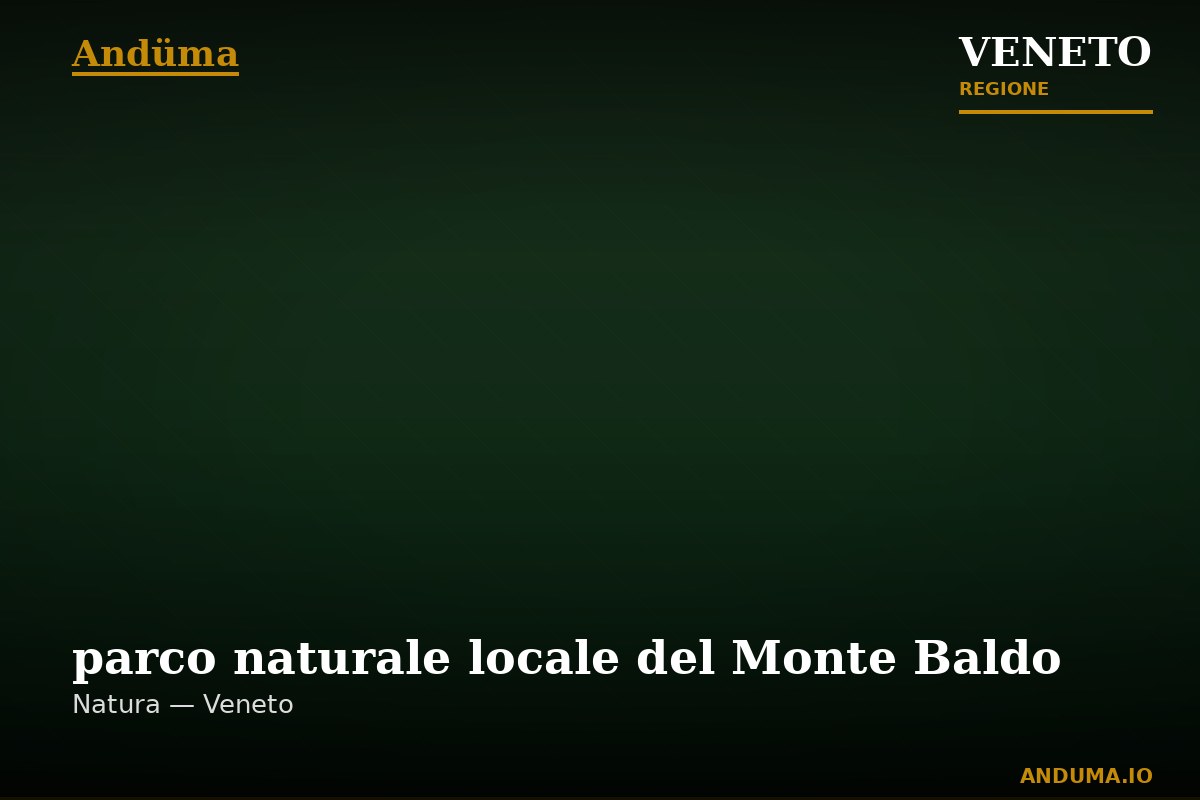 parco naturale locale del Monte Baldo — Punto di interesse , Venezia