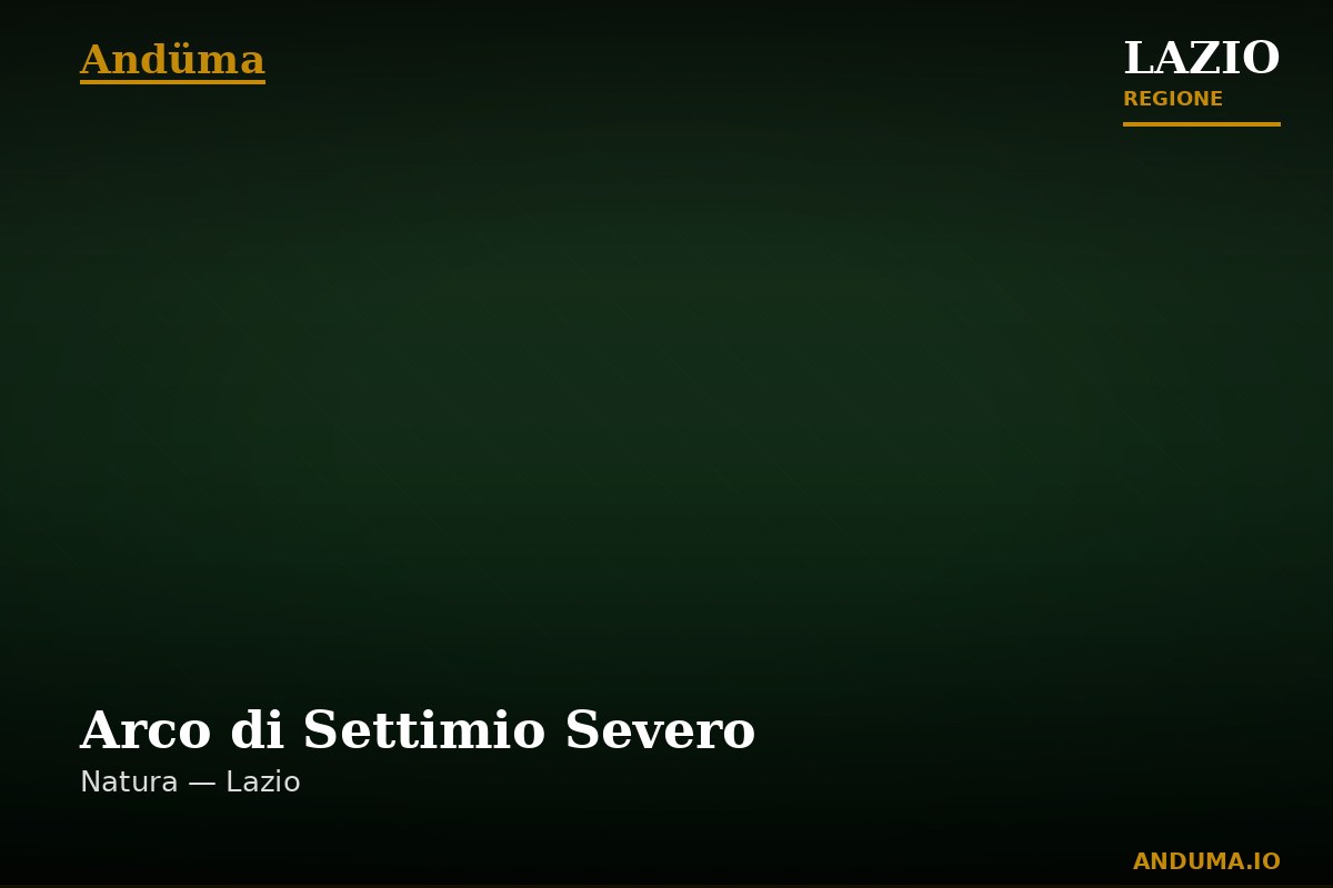 Arco di Settimio Severo — Punto di interesse , Roma
