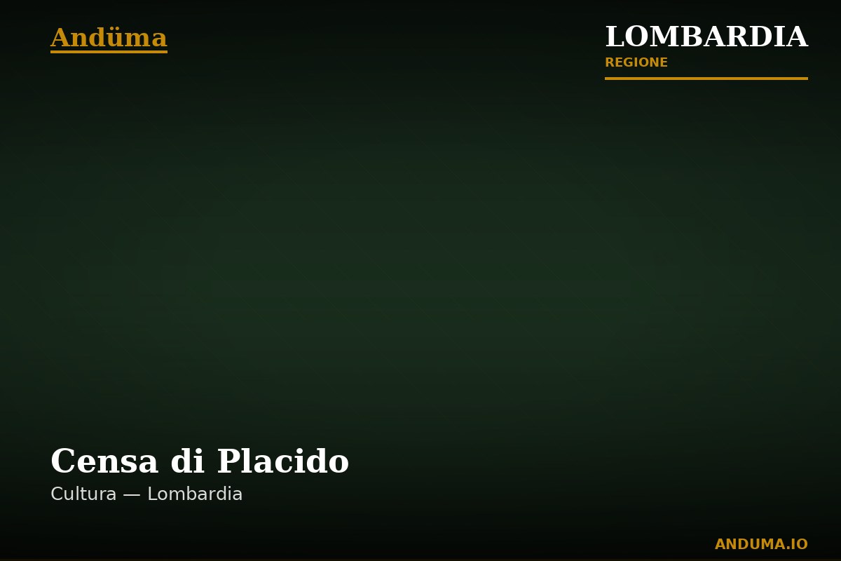 Censa di Placido — Punto di interesse , Milano