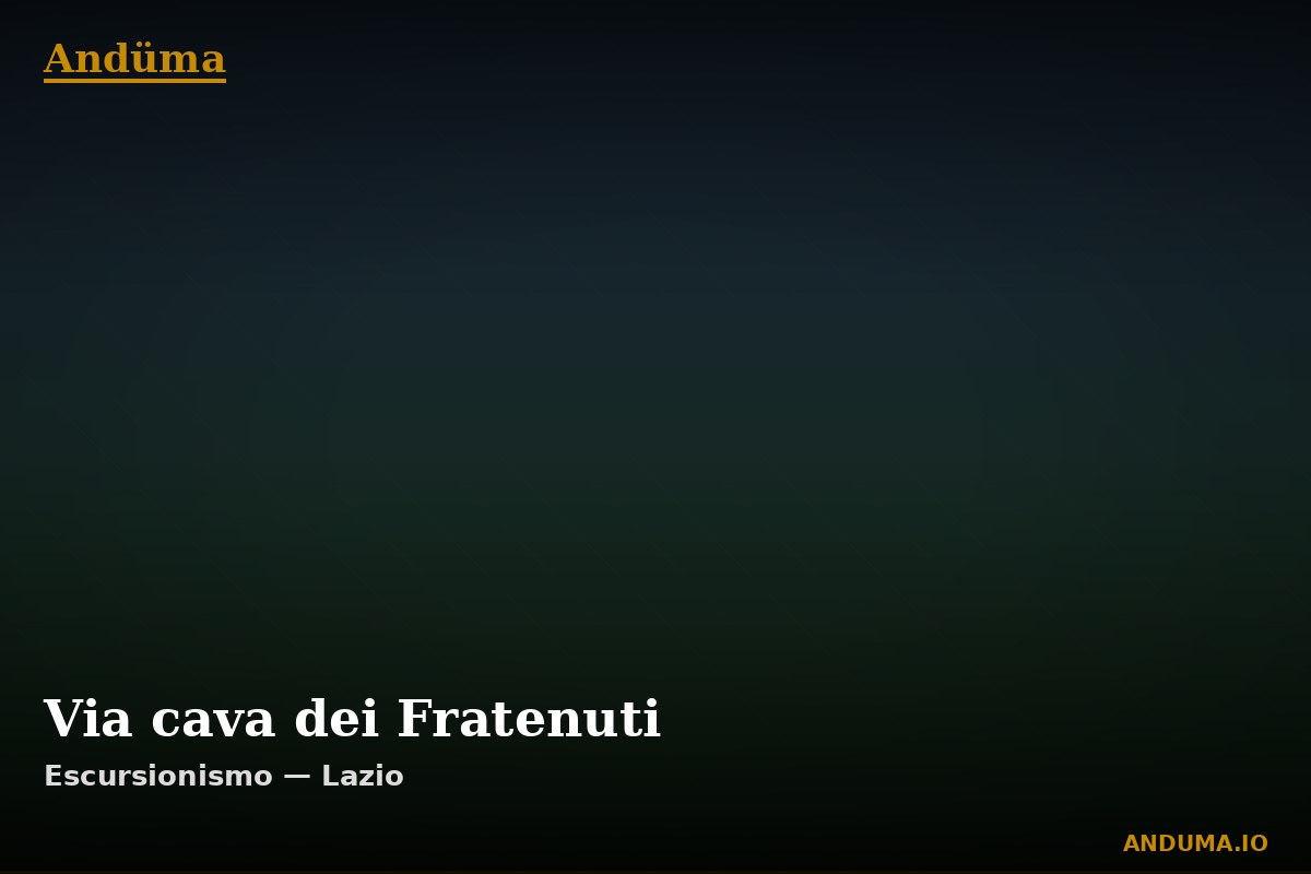 Via cava dei Fratenuti — Punto di interesse , Piedmont