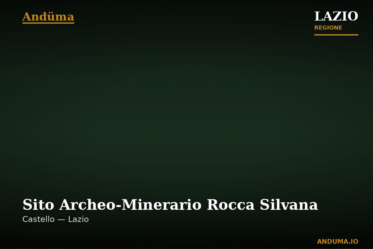Sito Archeo-Minerario Rocca Silvana — Punto di interesse , Roma