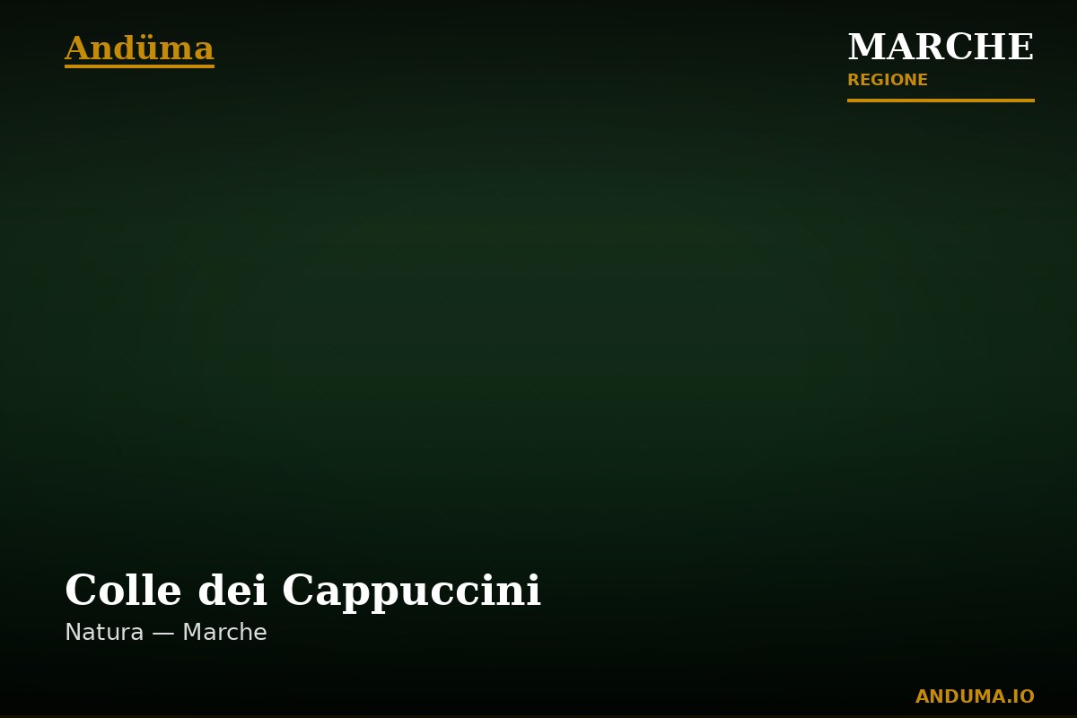Colle dei Cappuccini — Punto di interesse a Ancona, Ancona