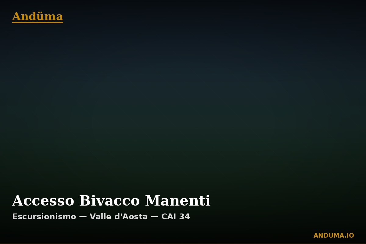 Accesso Bivacco Manenti — Punto di interesse , Piedmont