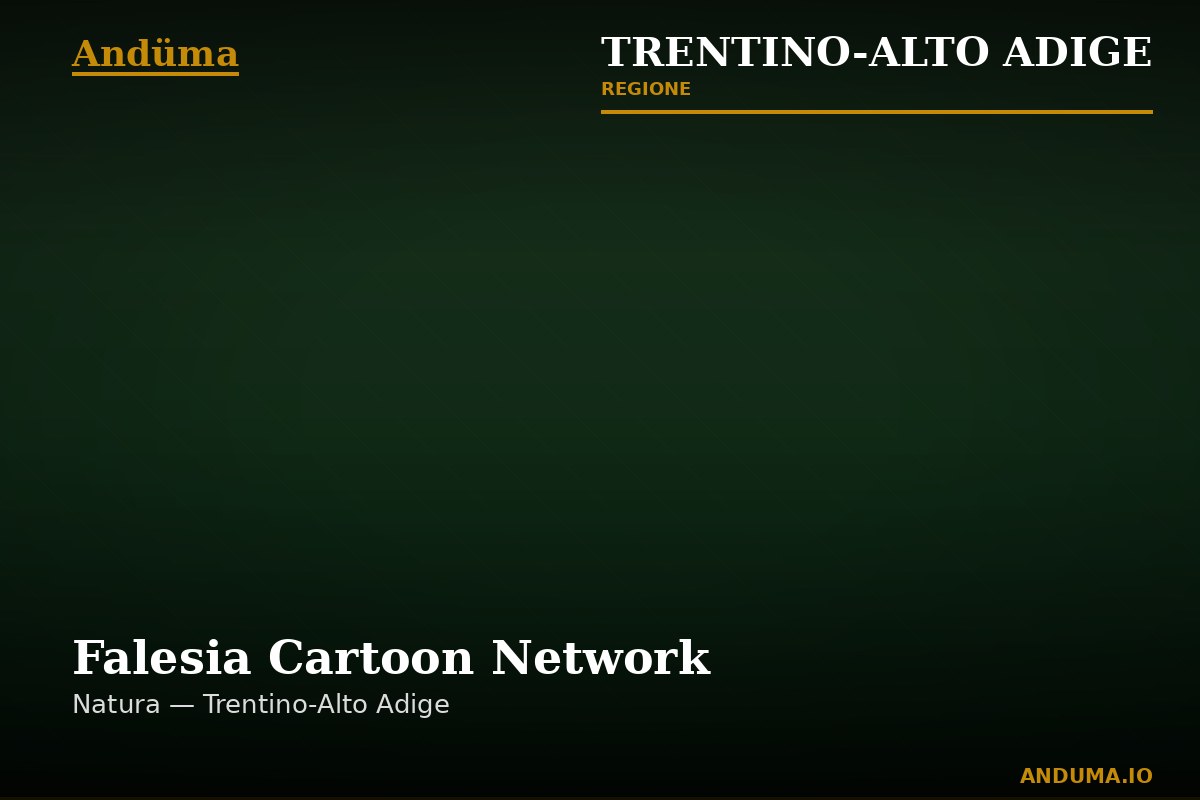 Falesia Cartoon Network — Punto di interesse a Trento, Trento