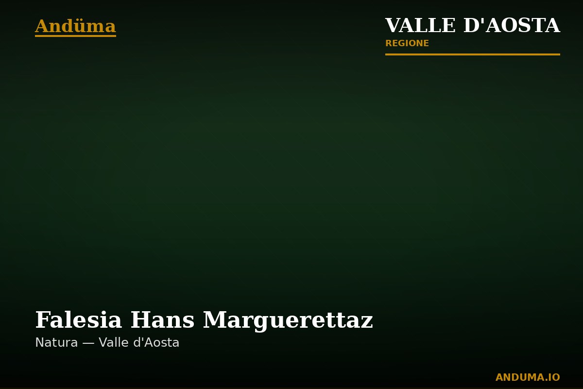 Falesia Hans Marguerettaz — Punto di interesse a Courmayeur, Aosta