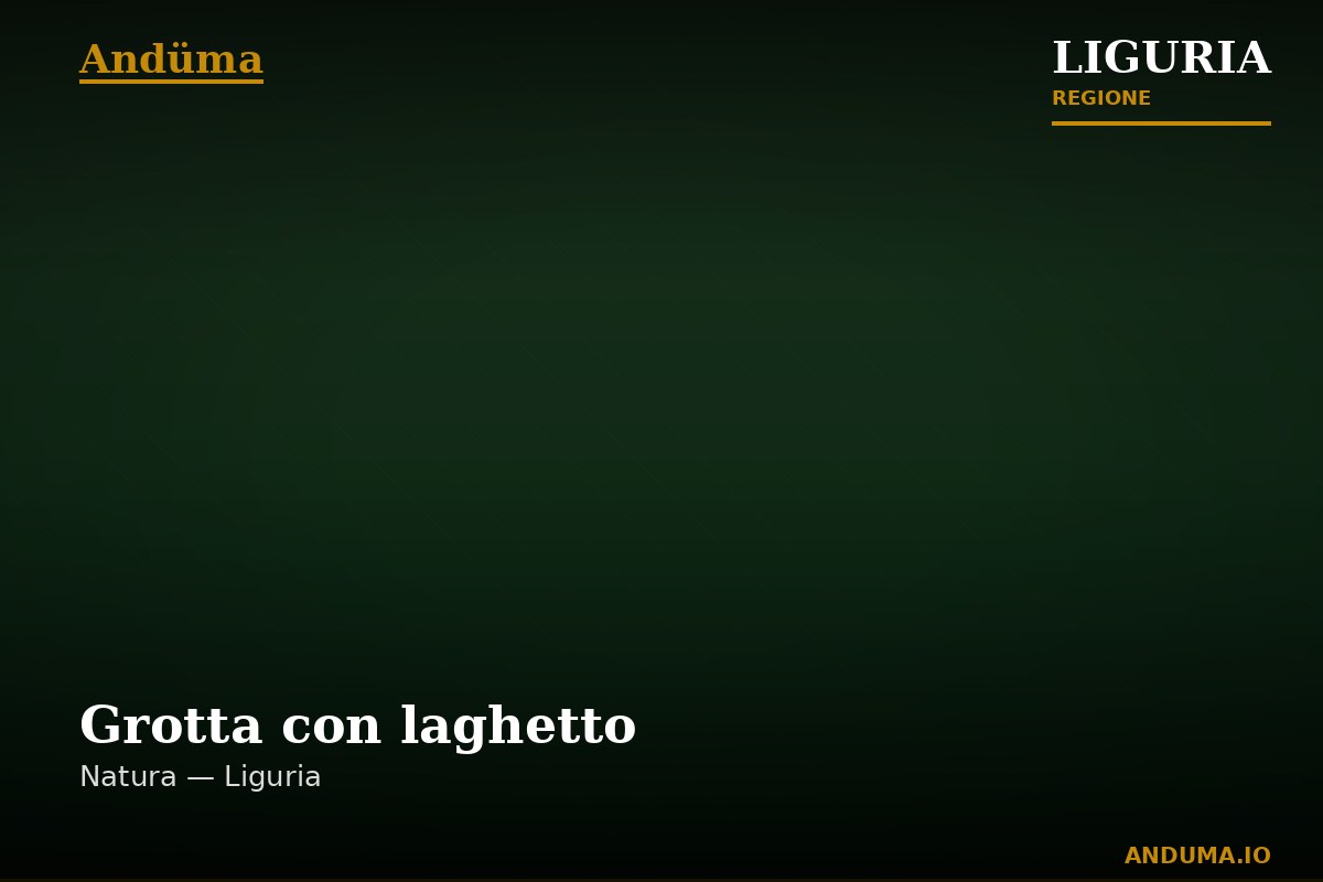 Grotta con laghetto — Punto di interesse a Camogli, Genova