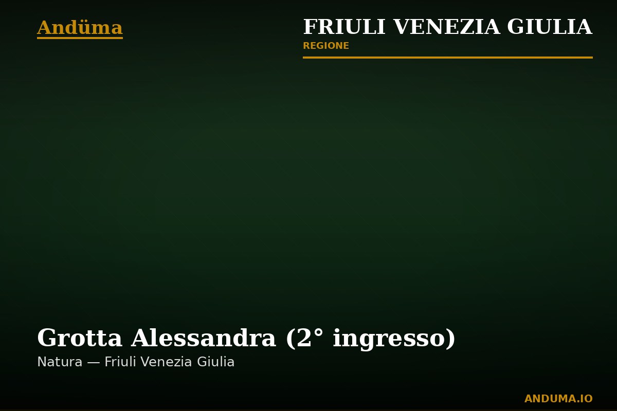 Grotta Alessandra (2° ingresso) — Punto di interesse a Trieste, Trieste