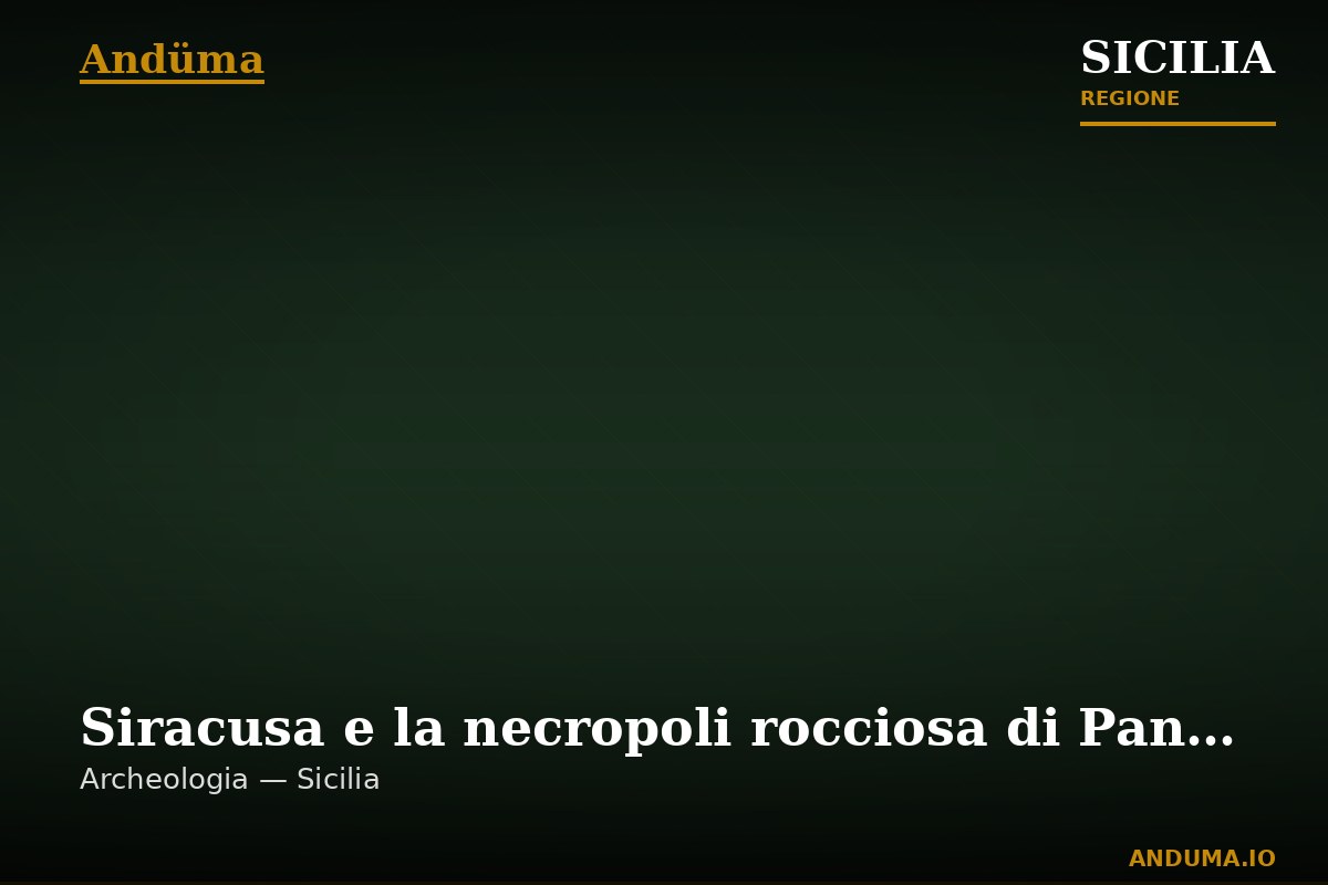 Siracusa e la necropoli rocciosa di Pantalica — Punto di interesse , Palermo