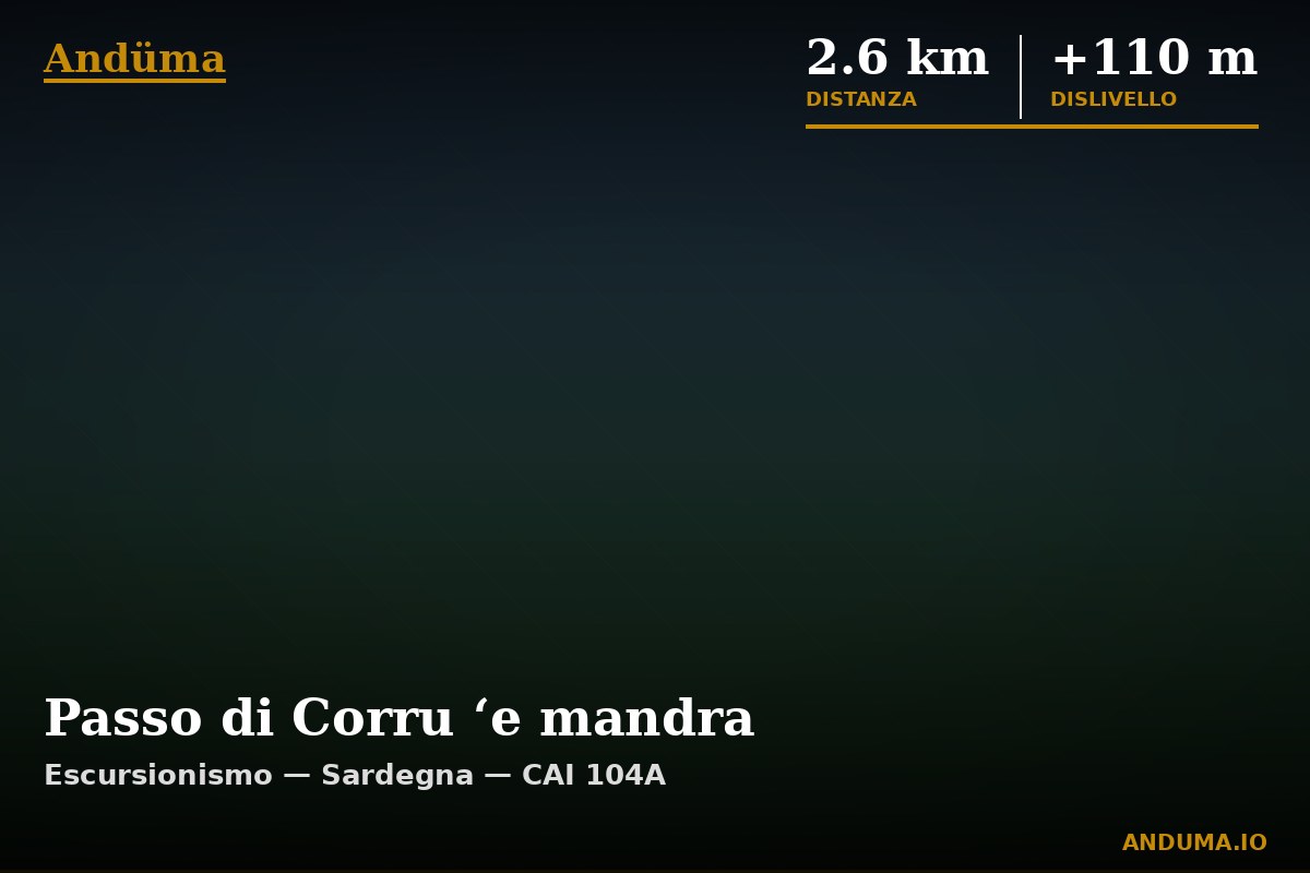 Passo di Corru ‘e mandra — Punto di interesse , Piedmont