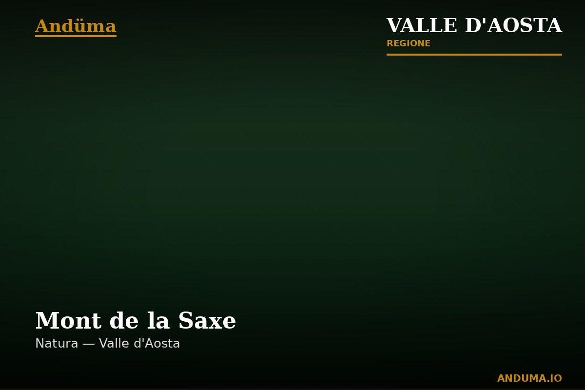 Mont de la Saxe — Punto di interesse a Courmayeur, Aosta