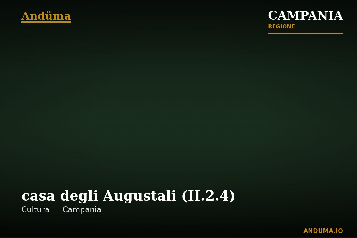 casa degli Augustali (II.2.4) — Punto di interesse , Napoli