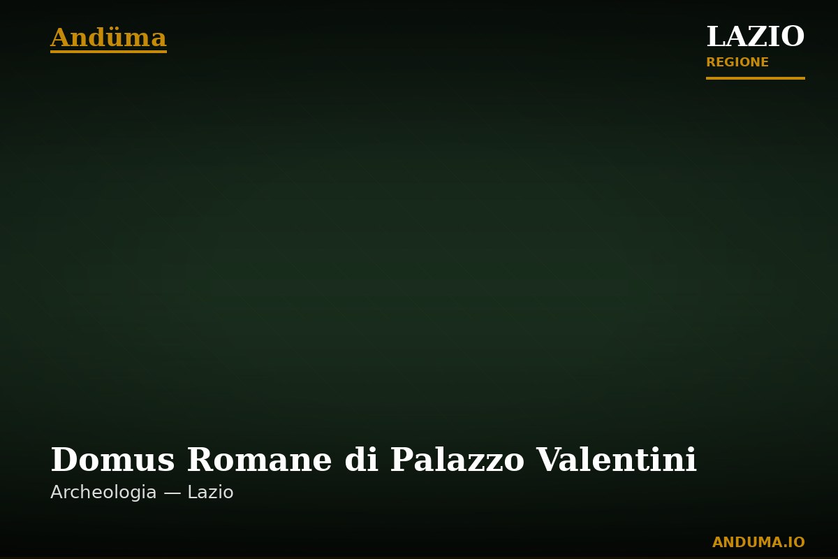 Domus Romane di Palazzo Valentini — Punto di interesse , Roma