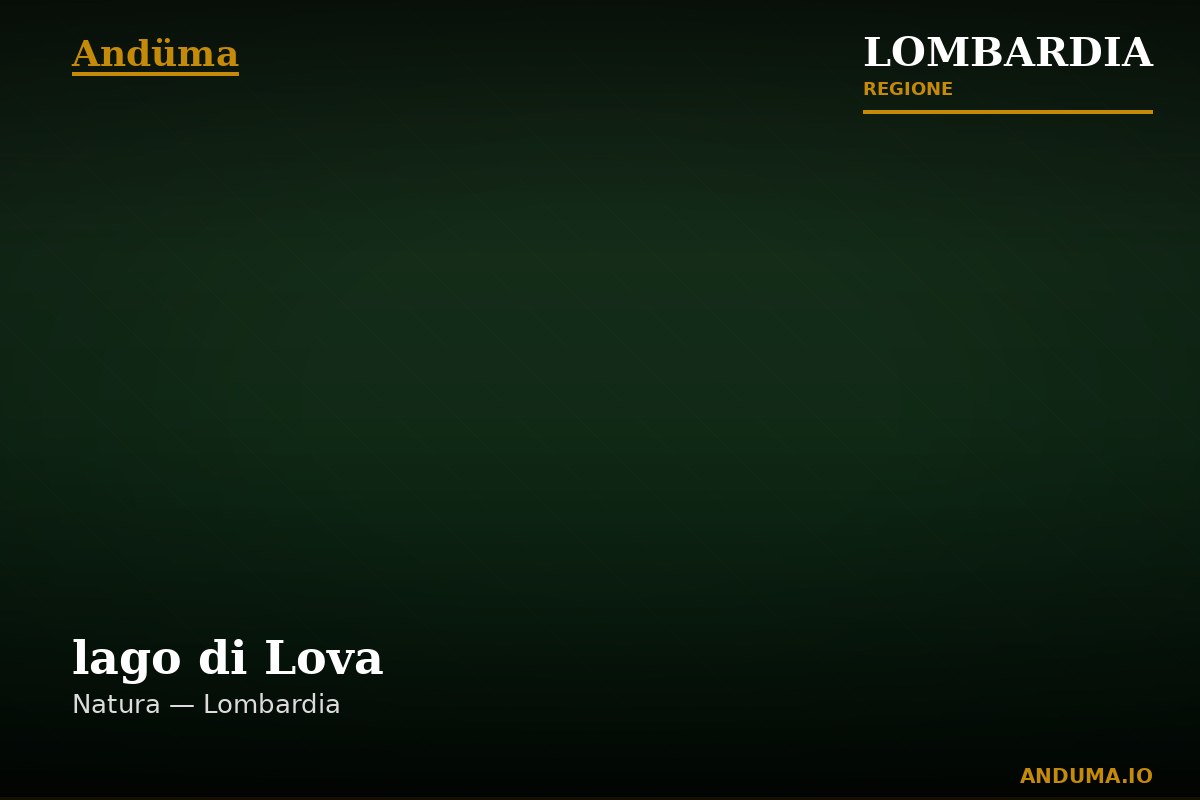 lago di Lova — Punto di interesse , Milano