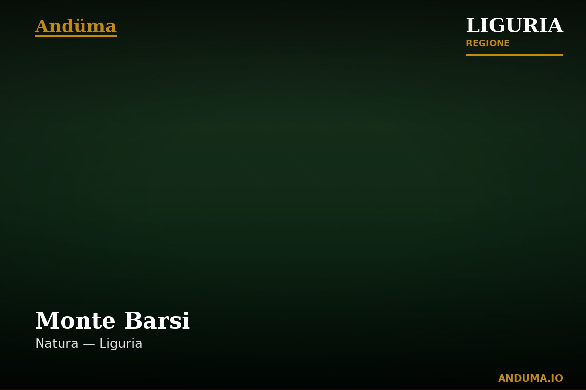 Monte Barsi — Punto di interesse a Cinque Terre, La Spezia