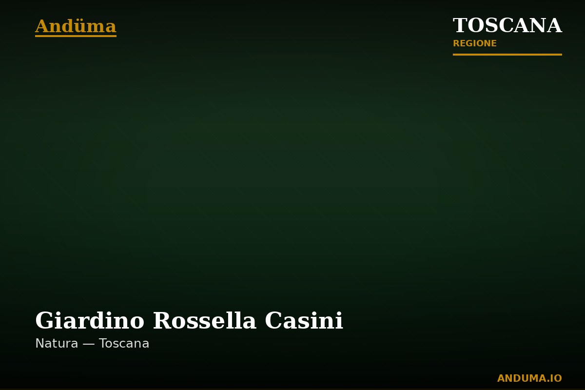 Giardino Rossella Casini — Punto di interesse a Firenze, Firenze