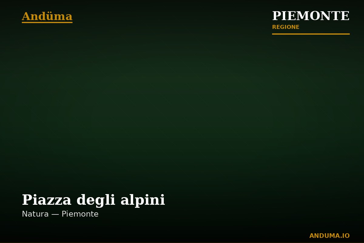 Piazza degli alpini — Punto di interesse a Parco Lame del Sesia, Vercelli