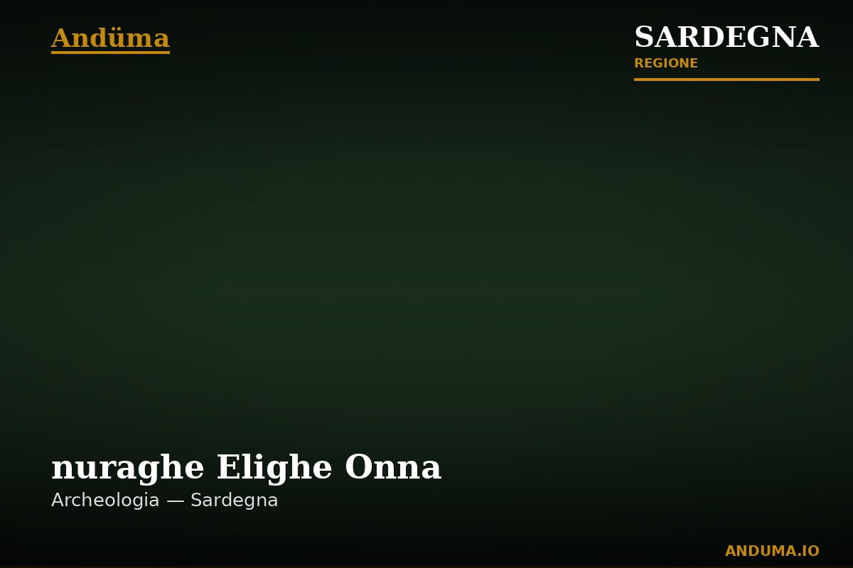 nuraghe Elighe Onna — Punto di interesse , Cagliari