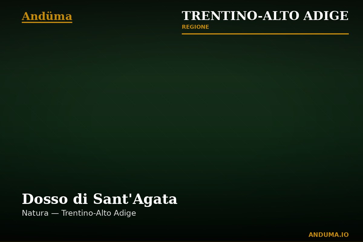 Dosso di Sant'Agata — Punto di interesse a Trento, Trento