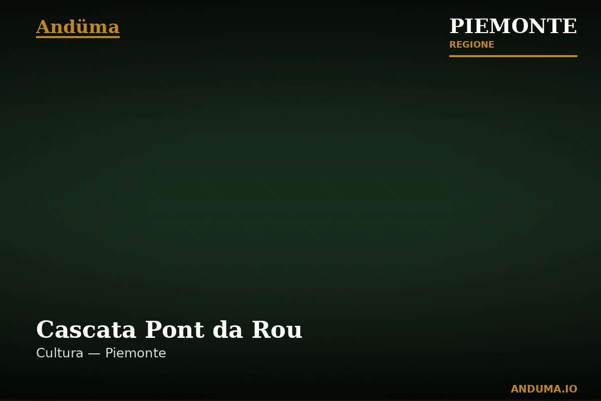 Cascata Pont da Rou — Punto di interesse a Prali, Torino